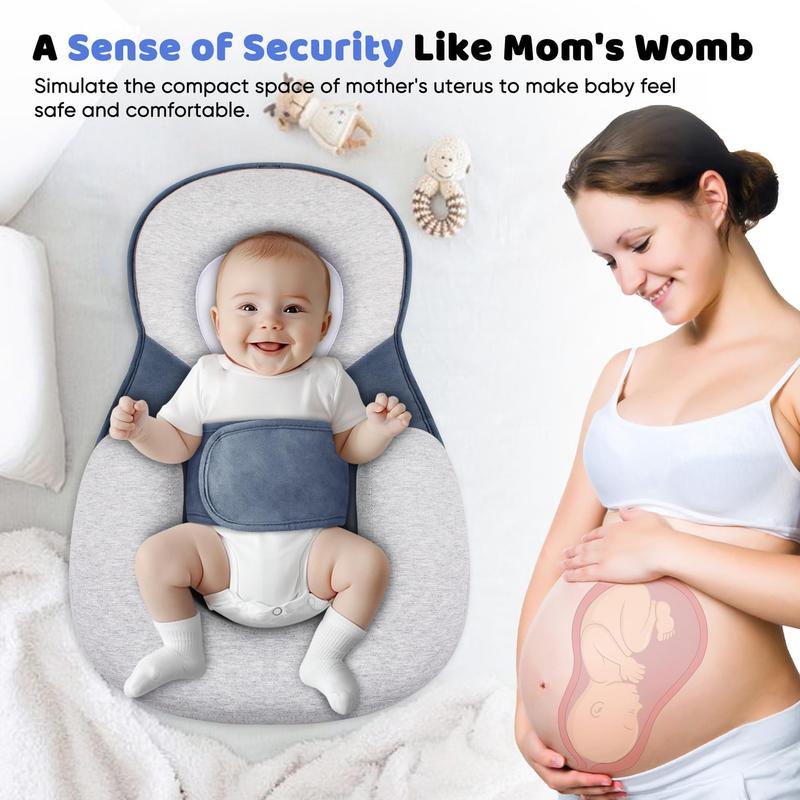 Rest Nest Baby Bed Feeding Nest Baby Bed, Tummy Time Pillow, for Comfortable Play & Feeding Support Cribs Bassinet