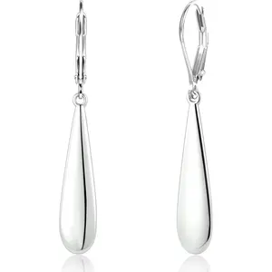 Long teardrop drop earrings, hypoallergenic earrings, fashionable jewelry gifts, suitable for daily wear, parties, and presents