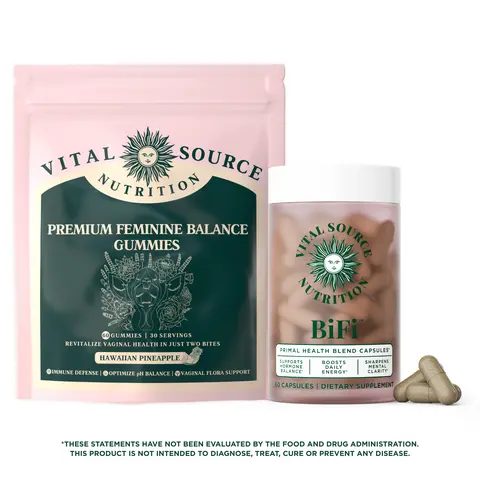 Hormonal Balance Bundle - Feminine Balance Gummies + Primal Health Blend Capsules