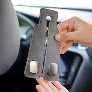 Boundless Dual Suede Headrest Hooks - Set of 4