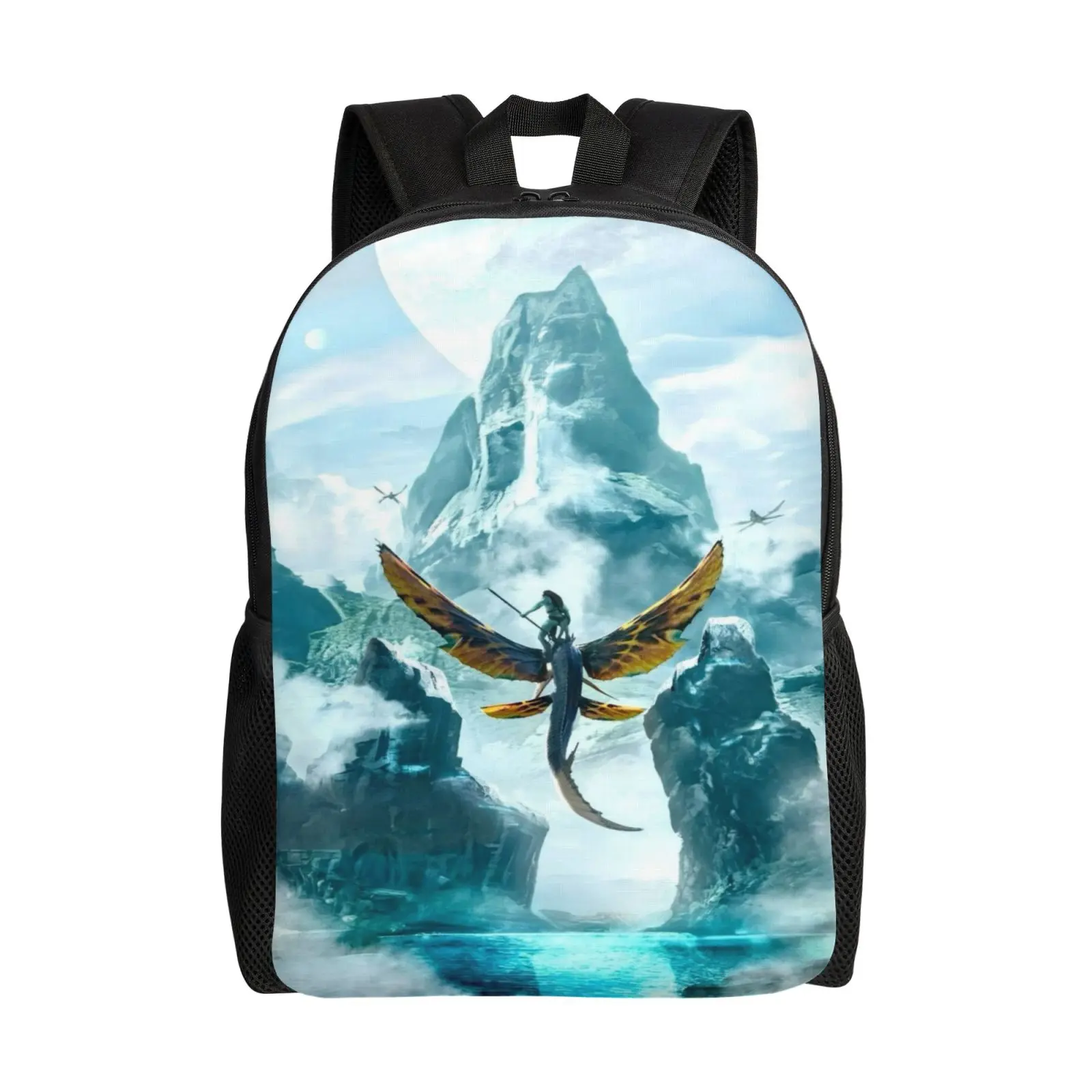 Avatar Backpack Trendy Print Student School Bag 17 Inch Laptop Travel Rucksack Lightweight Water-Resistant Durable for Boys Girls Men and Women Ideal Gift