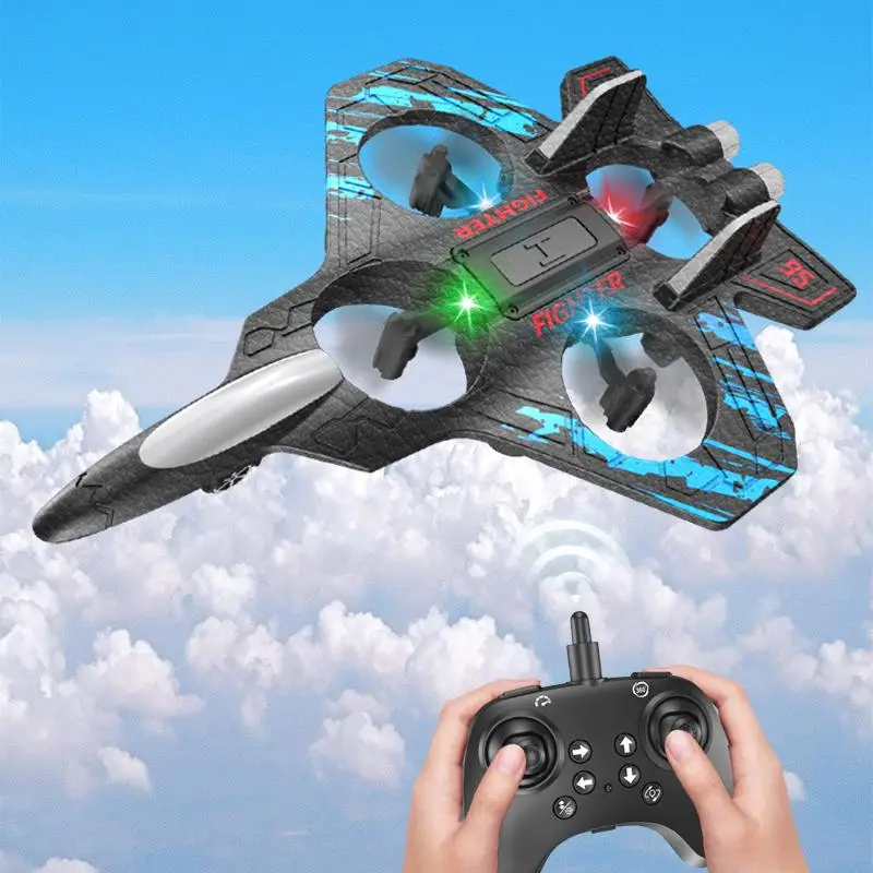 Remote Control Aircraft, 4-axis Drone with Light, Flying Airplane Toy, Gravity Slide Electric Aircraft, Outdoor Fun Remote Control Aircraft, Perfect G