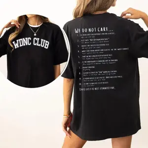Wdnc Club Tshirt, Proud Member Of Wdnc Shirts, We Do Not Care Club Shirt, Perimenopause Wdnc Shirt, Sarcastic Feminist Shirt, Unisex Short Sleeve Tee