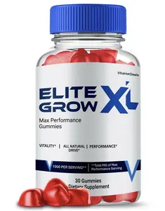 Elite Grow XL Gummies for Men, Max Strength, EliteGrow XL Supplement (1 Pack)
