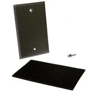 Bell Weatherproof 5173-5 Gray Single Gang Blank Switch Plate Cover