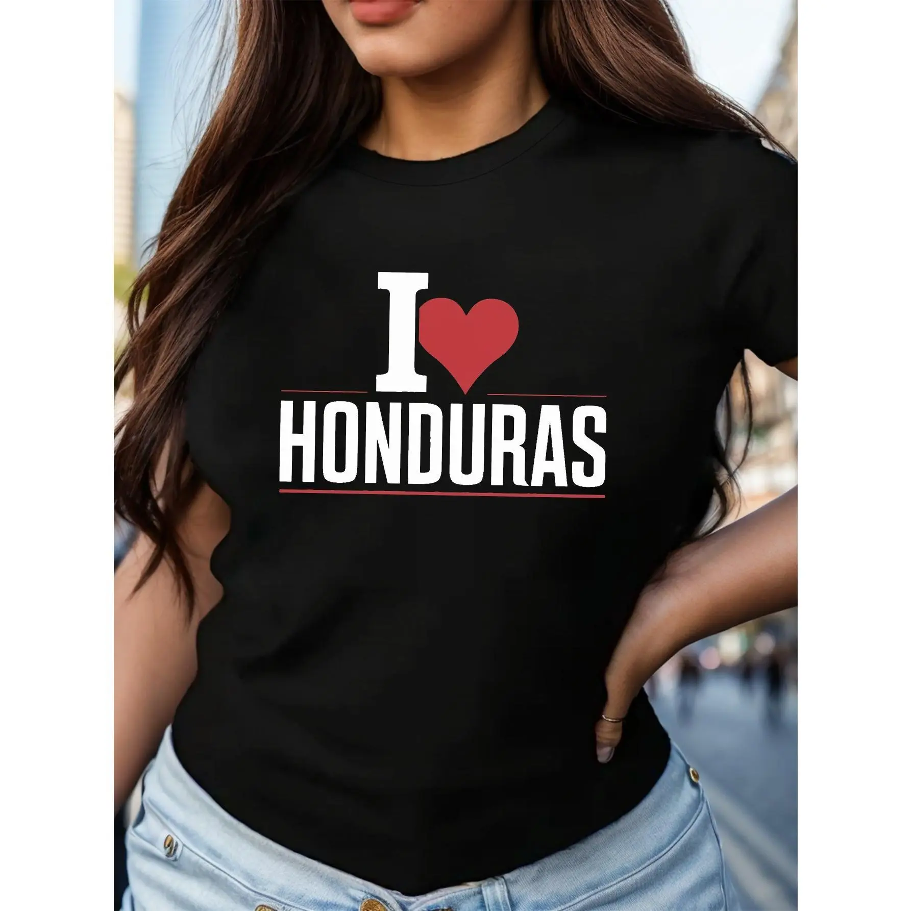 I heart HONDURAS women's comfit t-shirt