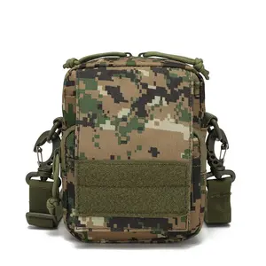 Outdoor Sports Portable Shoulder Small Hanging Bag Casual Military Fan Tactical Fanny Bag Cycling Hiking Messenger Bag