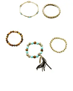 Shyanne Women's Desert Boheme Bracelet Set 5 Pieces - Sasu23b9