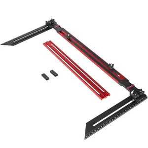 Stair Tread Template Tool,Upgrade - Measuring Tool for accurately Measuring The Length, Width, Depth, and Angle of Stair treadsSuitable for Various Layout Projects