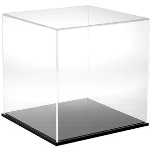 Plymor Clear Acrylic Display Case, 12" x 12" x 12"