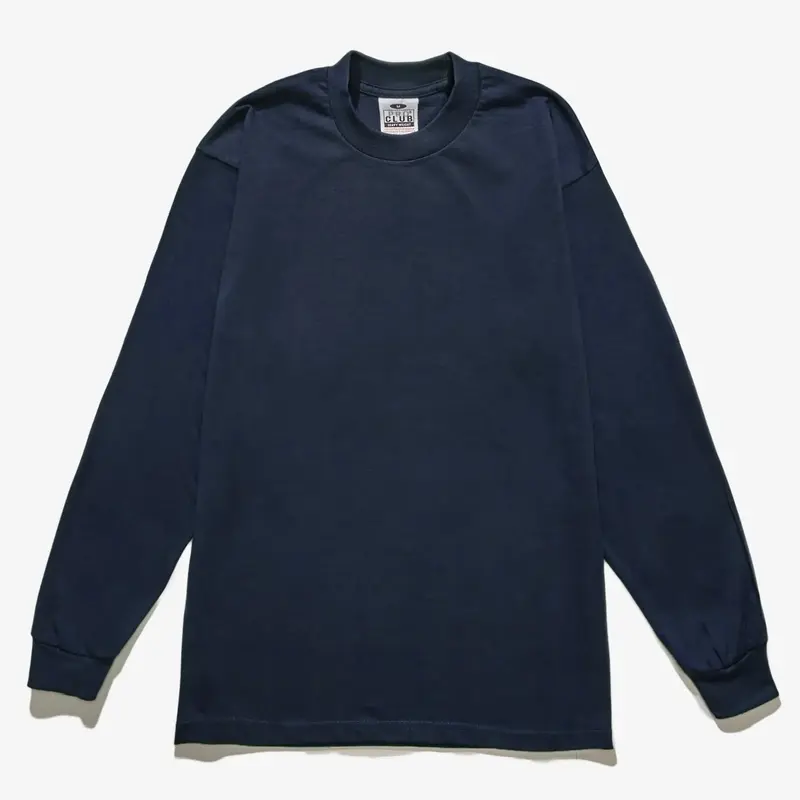 Pro Club Men's Heavyweight Cotton Longsleeve Crew Neck Casual Top - Stylish, Easy-to-Wear, Ideal for Chilly Weather Warmth