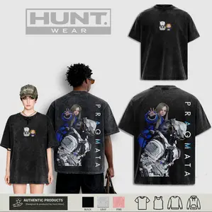 Pragmata Game v1 Graphic T-shirt Space Game Crewneck Sweatshirt Hoodie Tank Top Streetwear 100% Cotton Oversized Fan Gift Sci-fi Action Adventure Game Heavyweight Aesthetic Washed Print Unisex Top