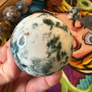 Moss Agate Sphere