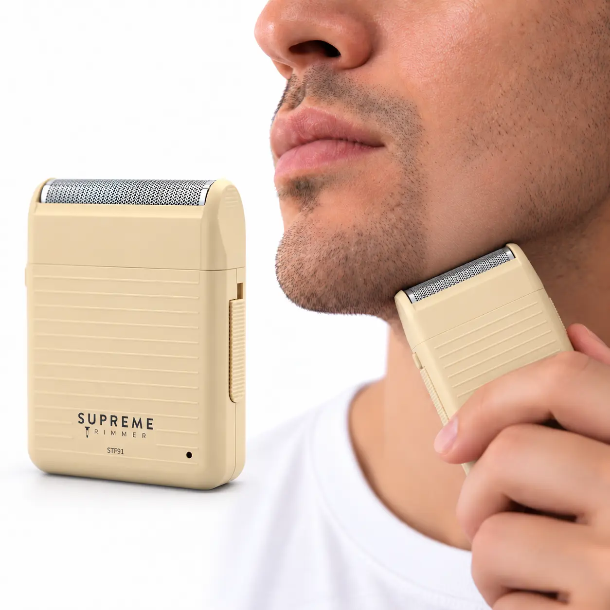 Cordless Single Foil Shaver for Men – Electric Face & Head Shaver, Compact Lightweight Design, Smooth Close Shave, 90-Minute Runtime, USB-C Rechargeable, Barber Grooming Tool