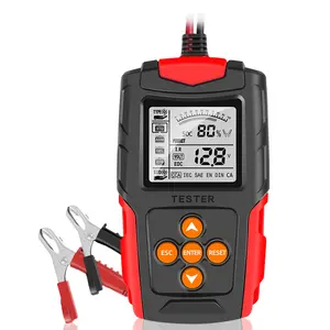 Battery Analyzer Test Tool Digital SOH SOC CCA IR Measurement for Car Truck 12V 24V Car Motorcycle Battery Tester