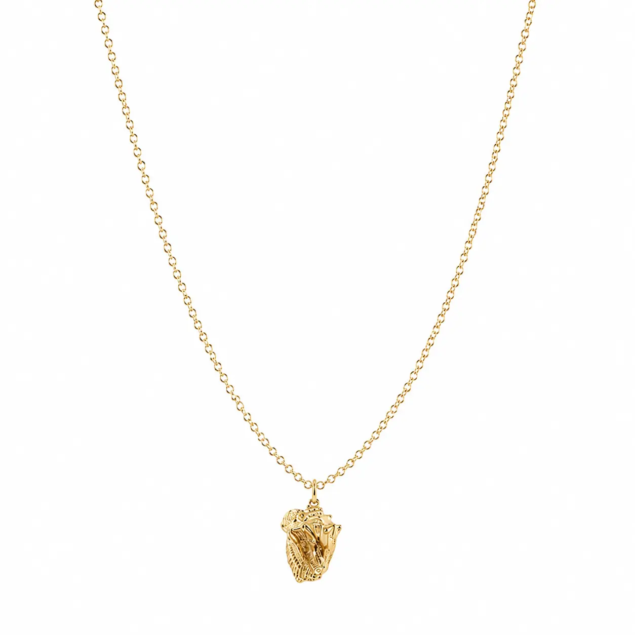 Lambi Conch Necklace - Sleek Minimalist Design Fully Adjustable Chain Symbol of Freedom Sophistication Perfect Everyday Wear