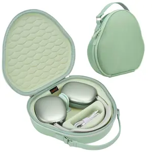 Crayola Max Headphones Case for Mac Headphones - Mint Green Protective Storage Solution with Zipper Closure & Carrying Strap