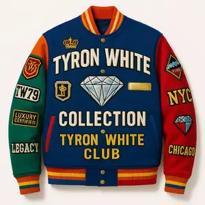 Tyron White Certified Patch Set - Luxury Certified Collection Jacket with NYC & Chicago Emblems