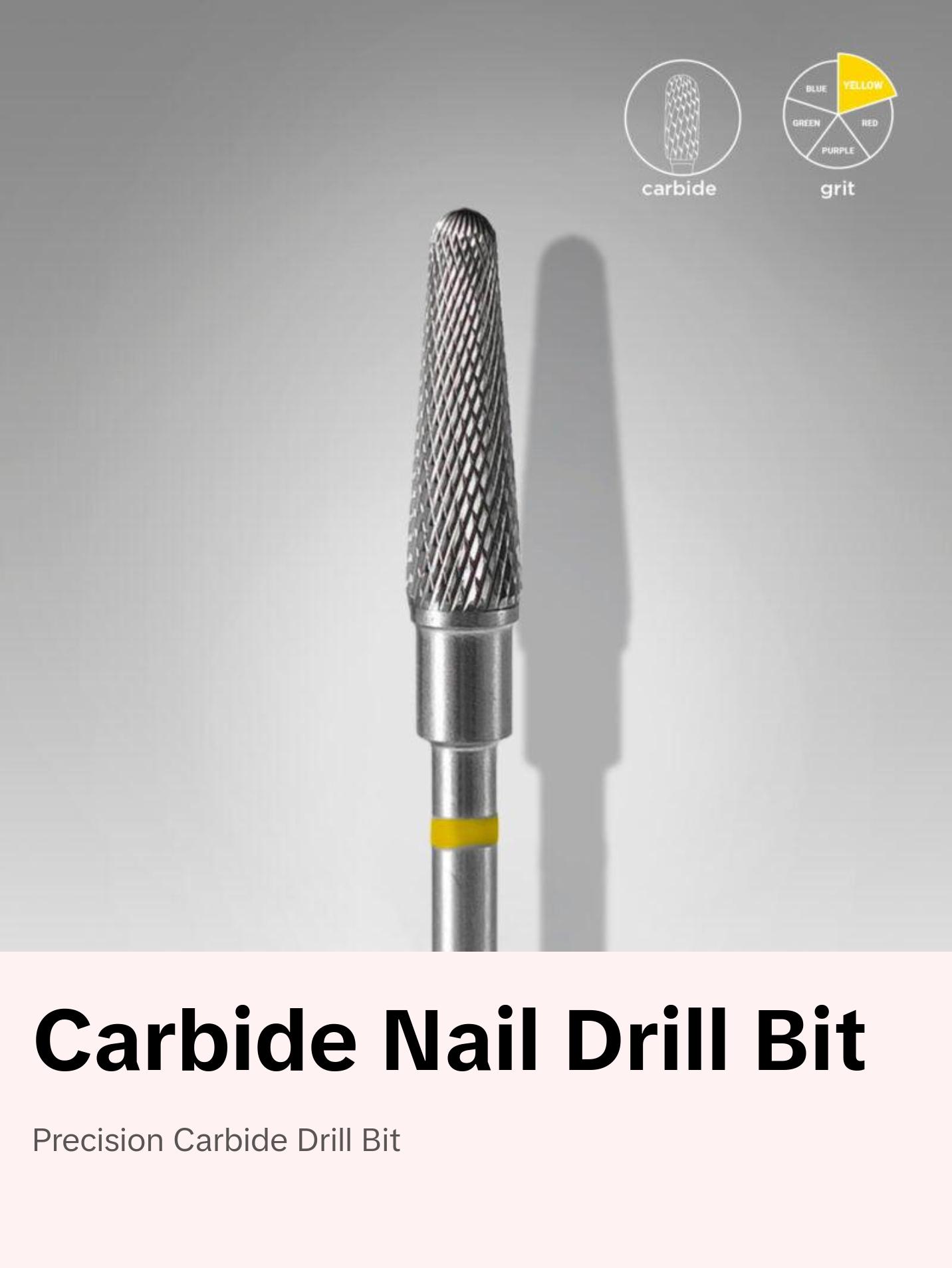 Carbide nail drill bit frustum yellow EXPERT head diameter 4 mm / working part 13 mm