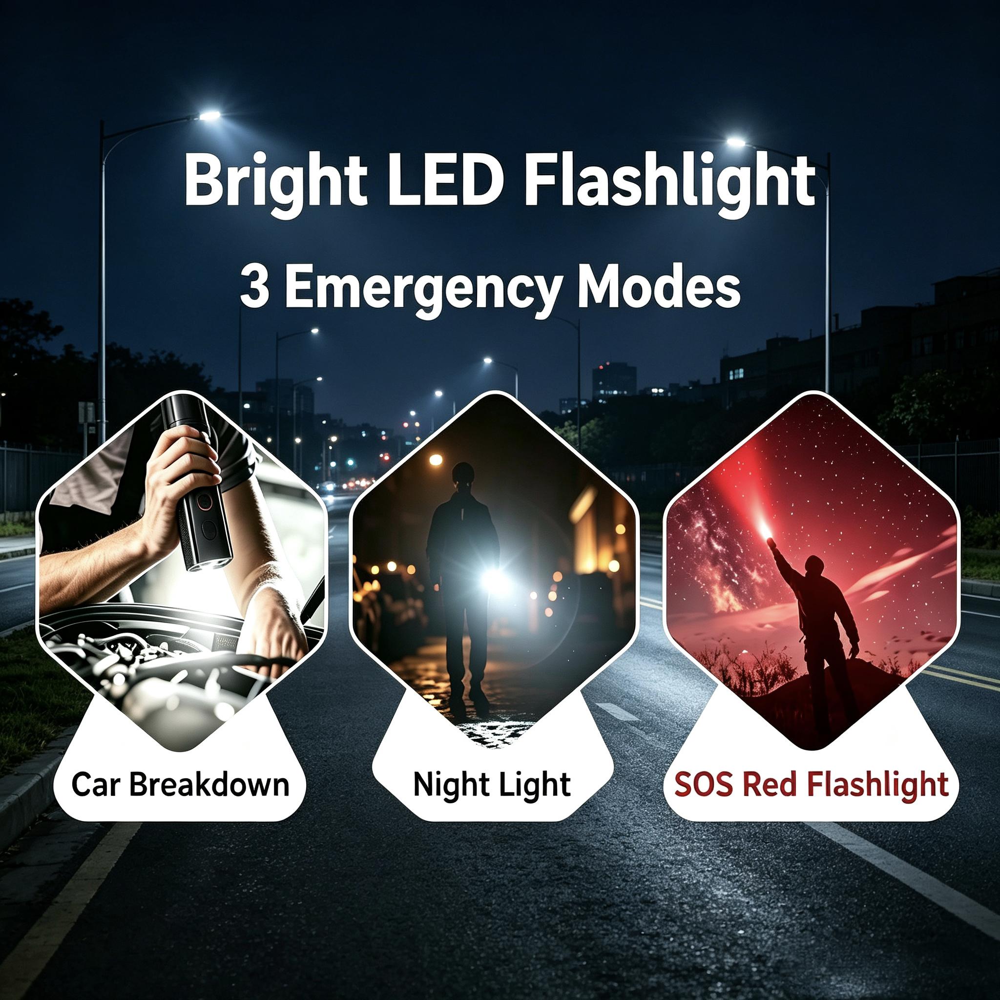 7-in-1 Wireless Tire Inflator - Tire Inflation Tool with Digital Dual Value Display, 150 PSI, 3-Mode Bright LED Flashlight, 2000mAh Power Bank, 8-Minute Ultra-Fast Speed, Cordless Battery-Powered for Roadside Help