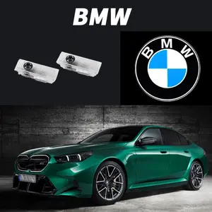 2 Pcs Never Fade Door Lights Logo, Ghost Shadow Welcome Puddle Projection Light Compatible with BMW E81,E82,E83,E90,E60,F10 Car Accessories Replacement