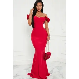Rosie Maxi Dress - Red