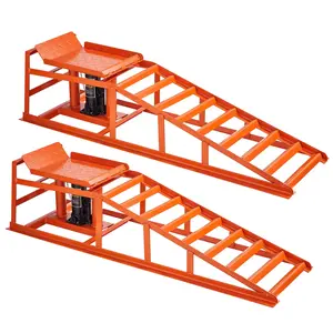 VEVOR Hydraulic Car Ramps, 2 PCS 11000 lbs 5T, 10-14.2 Inch Lift Height, Heavy Duty Hydraulic Vehicle Ramps, Portable Car Lifts for Home Garage Maintenance and Oil Changes, Truck Vehicle Auto Repair