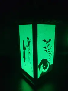 Nightmare Before Christmas Spooky Halloween Lantern
