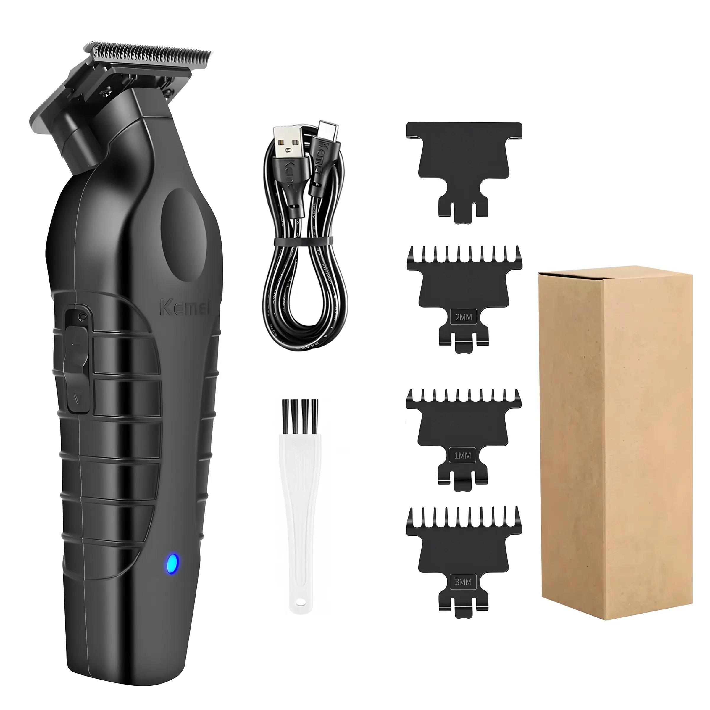 Kemei Portable Electric Hair Curler, Fast Heating Ceramic Barrel, Anti-Scald Design, Perfect for All Hairstyles, Travel-Friendly Size, Hair Styling Tools