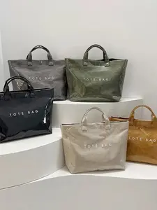 Dmk High-Quality Large Capacity Handbag for Women, Casual Fashion Multi-Functional Daily Commute Bag, Reusable Shopping Bag, Mother's Day Gift, Trendy Commuting Bag