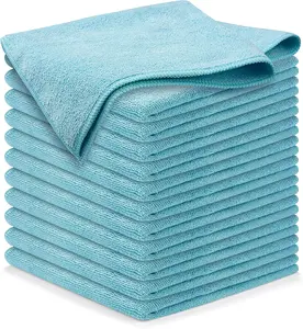 Microfiber Glass Cleaning Cloths (12 Pack) – 2-Step Streak-Free System for Windows, Mirrors & Stainless Steel | Just Add Water, No Chemicals