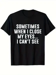 Funny Saying T-Shirt for Men & Women -  Cotton Short Sleeve Round Neck Tee with Humorous Slogans, Comfortable Stretch Fabric, All-Season Casual Wear, Funny Gift for Family Matching, Christmas, Halloween, Thanksgiving Parties