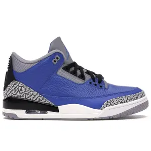 Jordan Men's 3 Retro Varsity Royal Cement Basketball Shoes, from StockX