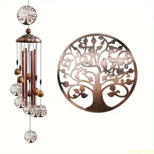 Charming Metal Aluminum Wind Chimes - Perfect for Home & Garden Decor, Ideal Housewarming Gift, Wind Chimes for Outside