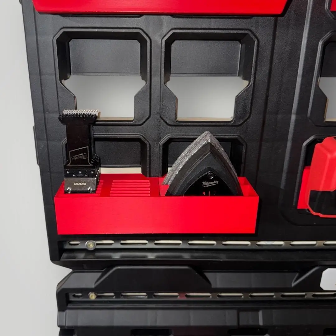Milwaukee PACKOUT Mount for Multi-Tool Blade & Sanding Pad | Custom Color
