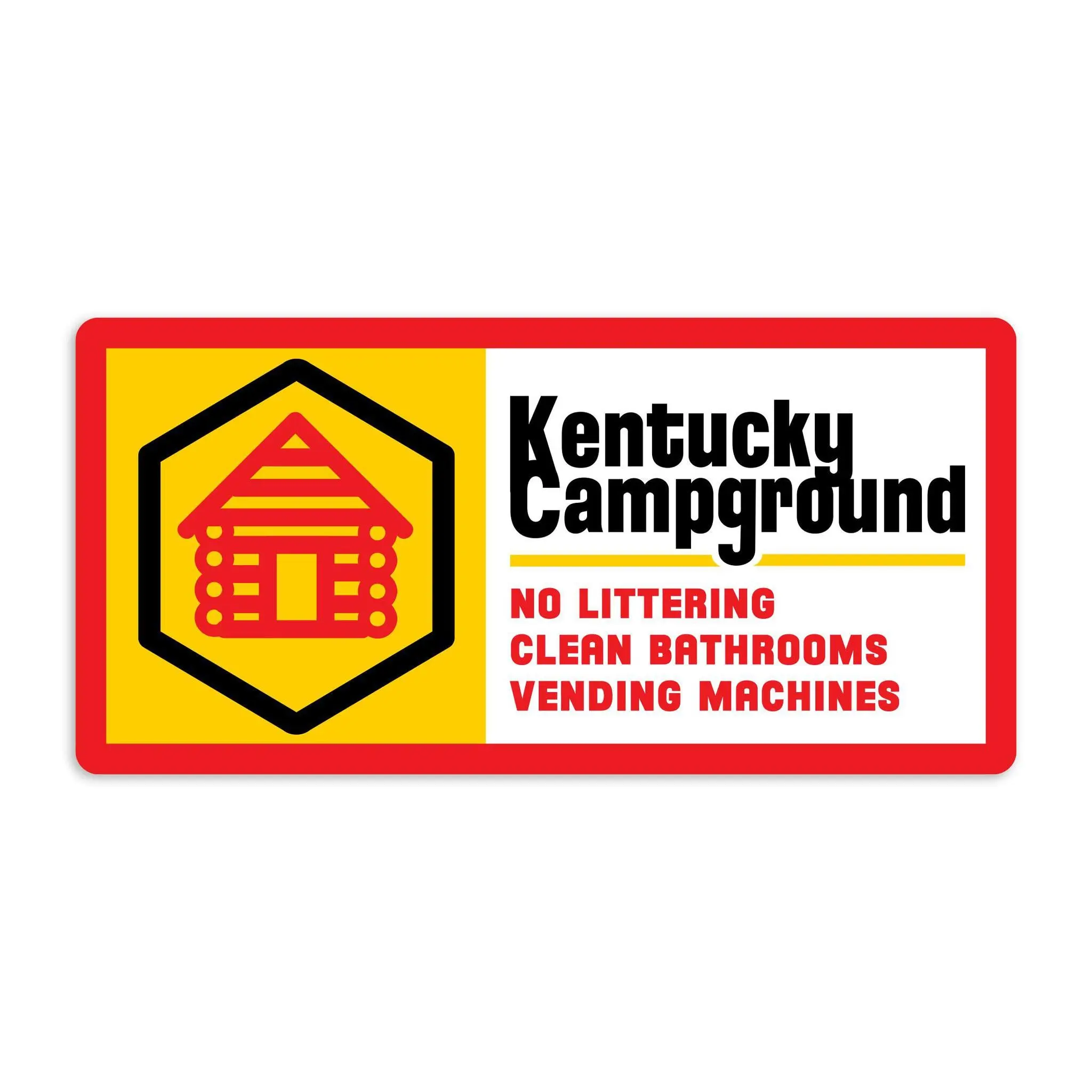 Kentucky Campground Sticker