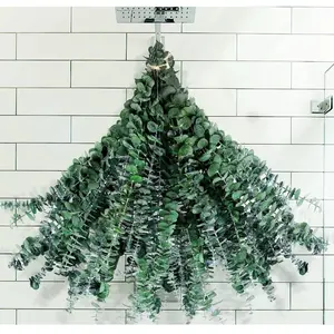 Dried Preserved Eucalyptus Stems 30 Pcs Shower Bundle 9oz 17" Natural Fresh Plant for Home Decor, Vase Filler & Floral Arrangements