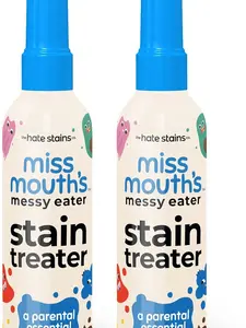 Messy Eater Stain Treater Spray Newborn & Baby Essentials - No Dry Cleaning Food, Grease, Coffee Off Laundry, Underwear, Fabric