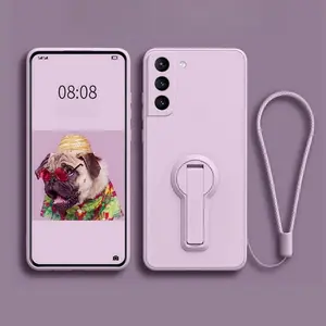 Anti-drop Phone Case with Lanyard, 1 Count Phone Protective Cover, Shockproof Phone Cover, Phone Accessories Compatible with Samsung Galaxy S24 S23 S22 S20, Cellphone Casing, Protection