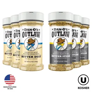 Dan-O's Outlaw Butter Blast 6 Bottle Combo - Butter Dust and Butter Steak