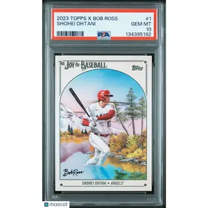 2023 Topps X Bob Ross The Joy Of Baseball Shohei Ohtani #1 PSA 10