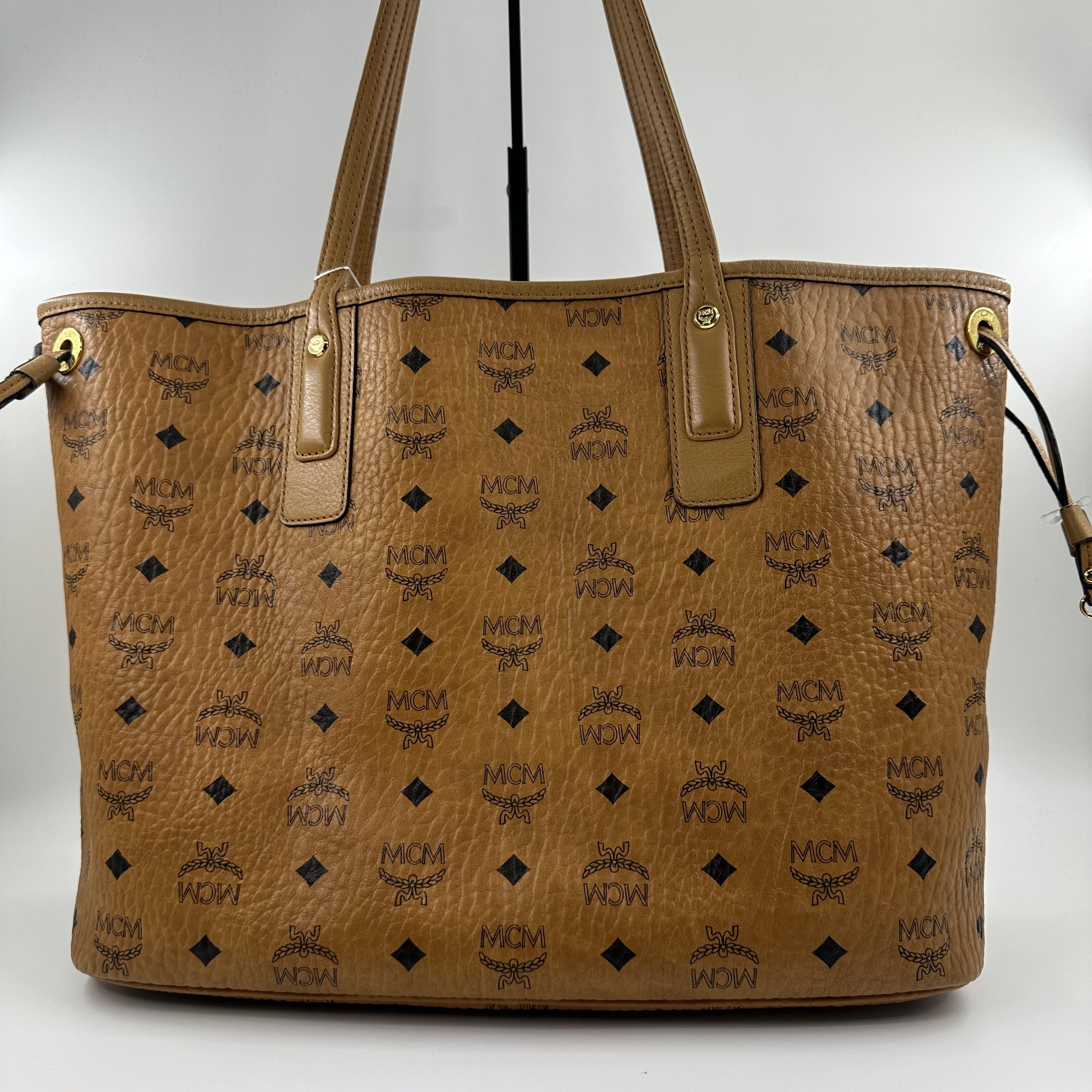 Pre-owned MCM leather tote hand/shoulder bag