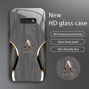 Suitable for [Galaxy S10e] Brand new premium phone case, drop-proof and fingerprint-resistant，sophisticated and minimalist design, with 26 English letters to choose from YM99