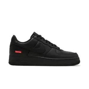 Nike Air Force 1 Low Supreme Black CU9225-001-05.0 Authentic Shoes Footwear Sneaker Trainer Comfortable Walking Fashion Trending Gift