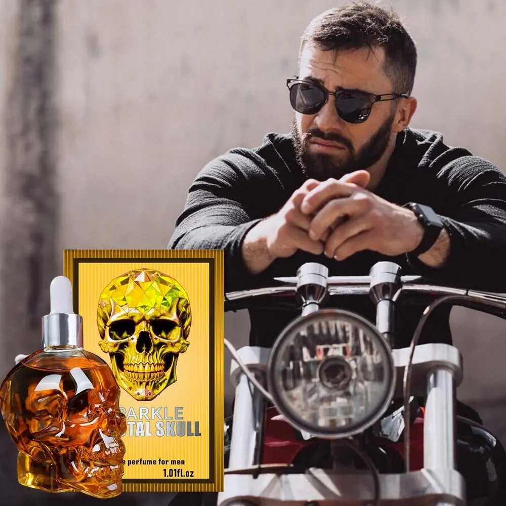 Edie Bao Shining Crystal Perfume Aroma Scent Men's Eau De Cologne 30ML, Wood Scented Cinnamon Fragrance, Single Pack, Non-Alcoholic Liquid Spray