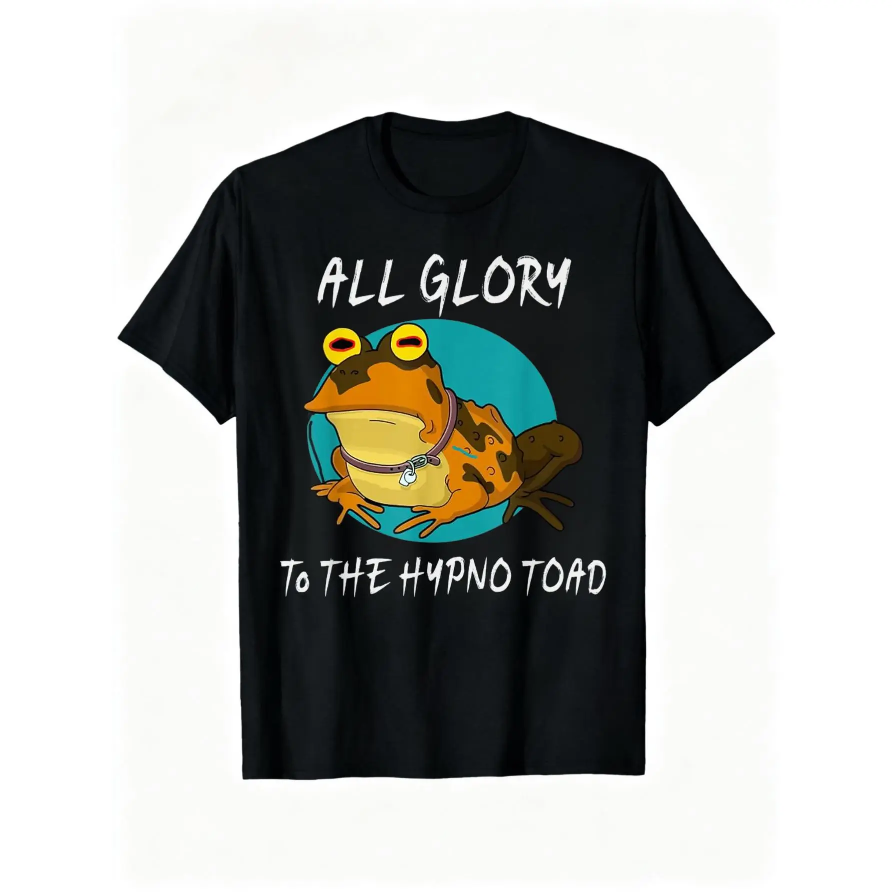 100% Cotton All Glory to The Hypno Toad Amphibian Funny Meme Frog Men T-Shirt Unisex Adult Clothing Streetwear