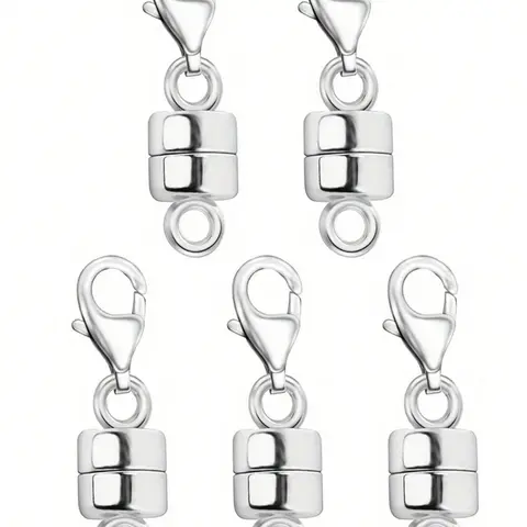 Magnetic Convertible Clasps - Easy-to-Use Lobster Clasp Magnets for Jewelry Making Supplies, Beading Accessories, Necklace and Bracelet Chain Extension, Adjustable Closure with Strong Grip, DIY Jewelry Repair and Replacement, Jewelry Clasps And Closures