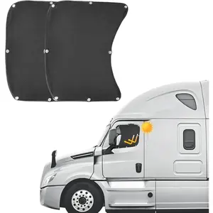 2-piece set of truck side window sunshades suitable for Freightliner, Volvo VNL, International trucks and RVs |     Heavy-duty truck accessories, sunshade for UV protection, keeps the interior cool