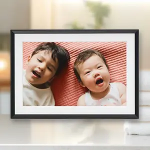 10.1" HD WiFi Digital Photo Frame by Aura - Smart Photo Frame, HD Display, WiFi, for Home, Gift, Easy to Use, Carver Mat Design