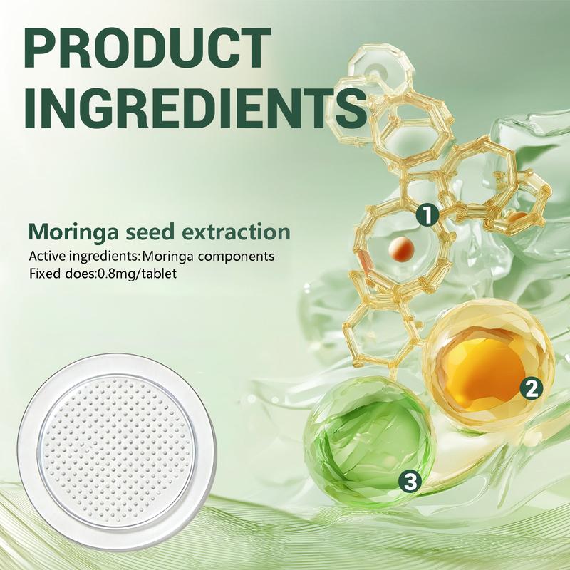 Moringa 10-In-1 Advanced Nano MicrodartsPatch 10-In-1 Firms Skin Natural Ingredients Suitable for All Skin Type